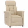 fotel Kremowy 96,5 x 70,5 x 95 cm Mikrofibra