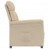 fotel Kremowy 96,5 x 70,5 x 95 cm Mikrofibra
