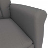 Fotel do masażu ciemno szary 70.5 x 96.5 x 95 cm Poliester