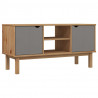 Szafka pod TV OTTA, brązowo-szara 113,5x43x57 cm, sosna