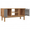Szafka pod TV OTTA, brązowo-szara 113,5x43x57 cm, sosna