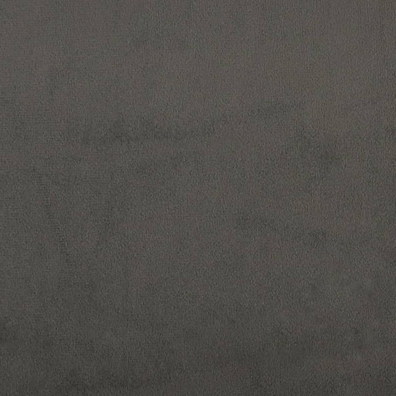 Fotel, ciemnoszary, 60 cm, obity aksamitem
