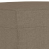 Ławka, taupe, 70x35x41 cm, tapicerowana tkaniną