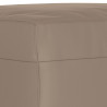 Ławka, taupe, 100x35x41 cm, obity mikrofibrą