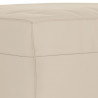 Ławka, kremowa, 100x35x41 cm, obity mikrofibrą