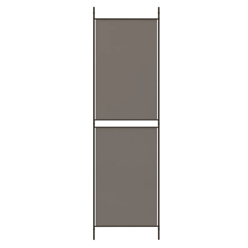 Parawan 3-panelowy, antracytowy, 150x220 cm, tkanina