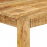 Stolik barowy, 112x55x108, lite drewno mango