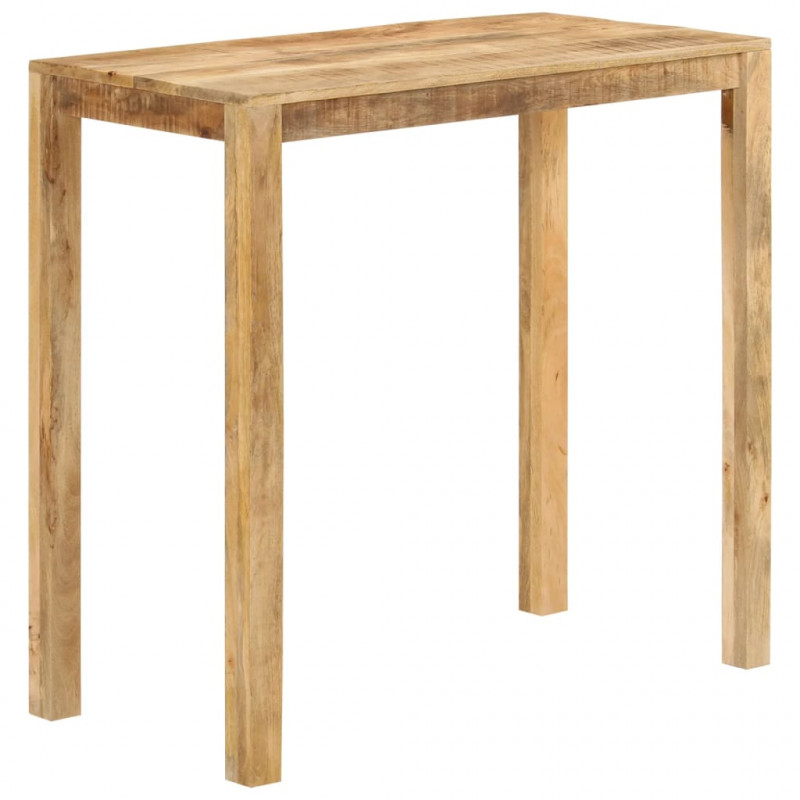 Stolik barowy, 112x55x108, lite drewno mango