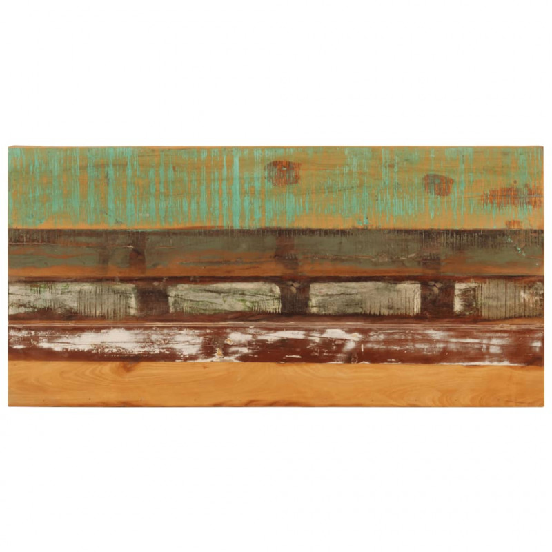 Stolik barowy, 112x55x108, lite drewno odzyskane