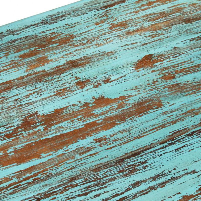 Stolik kawowy, 110x50x34 cm, lite drewno z odzysku