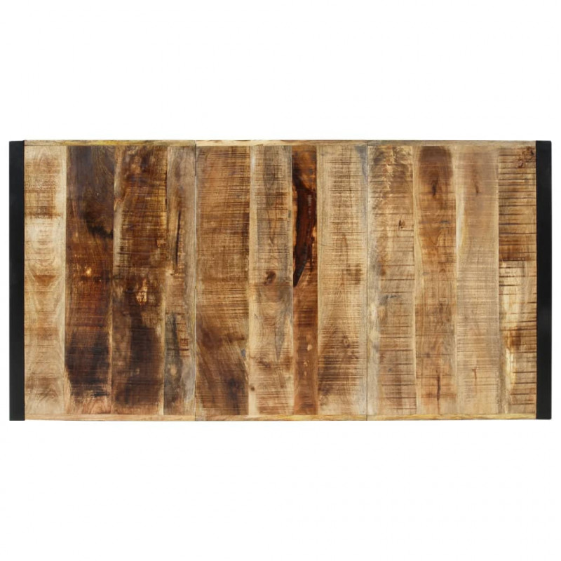 Stół do jadalni, 175x90x76 cm, surowe drewno mango
