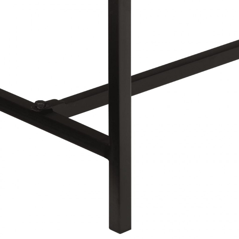 Kredens, 80x30x95 cm, surowe drewno mango