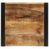 Stolik barowy, 60x55x110 cm, surowe lite drewno mango