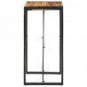 Stolik barowy, 60x55x110 cm, surowe lite drewno mango