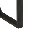 Stolik barowy, 60x55x110 cm, surowe lite drewno mango