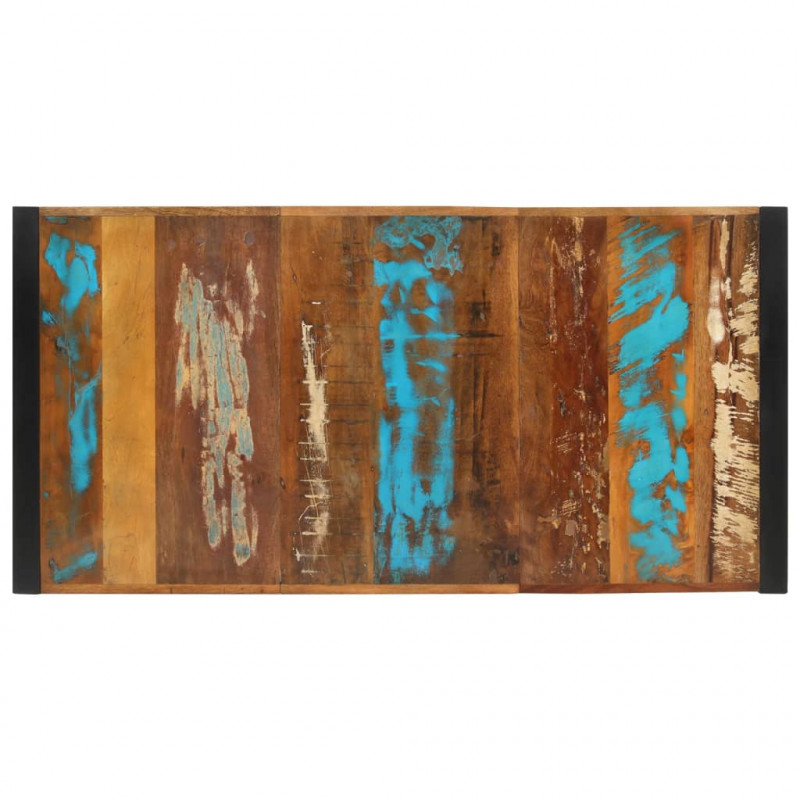 Stolik barowy, 140x70x110, lite drewno z odzysku