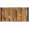 Stolik barowy, 175x90x110 cm, surowe lite drewno mango