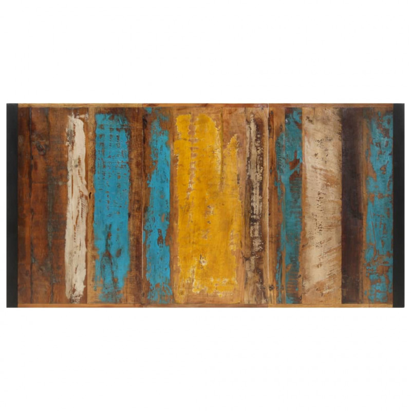 Stolik barowy, 175x90x110, lite drewno z odzysku