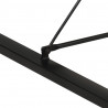 Stolik barowy, 175x90x110, lite drewno z odzysku