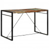 Stolik barowy, 175x90x110, lite drewno z odzysku