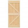Drzwi NARVIK Naturalny 80 x 210 cm Lite Drewno Sosnowe