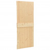 Drzwi NARVIK Naturalny 80 x 210 cm Lite Drewno Sosnowe