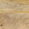 Stolik konsolowy, 110x30x75 cm, bielone drewno mango
