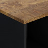 Szafka z 2 drzwiczek, 80x33x75 cm, lite drewno mango