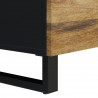 Szafka z 2 drzwiczek, 80x33x75 cm, lite drewno mango