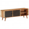 Szafka pod TV, 112x30x40 cm, lite drewno akacjowe