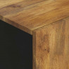 Szafka z 2 drzwiczek, 90x33x75 cm, lite drewno mango