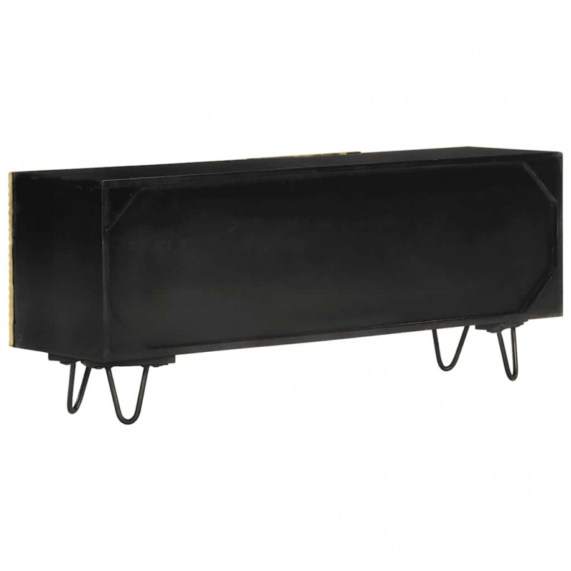 Szafka pod TV, 110x30x45 cm, lite drewno mango