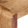 Stojak pod TV, 110x33x33 cm, lite drewno akacjowe