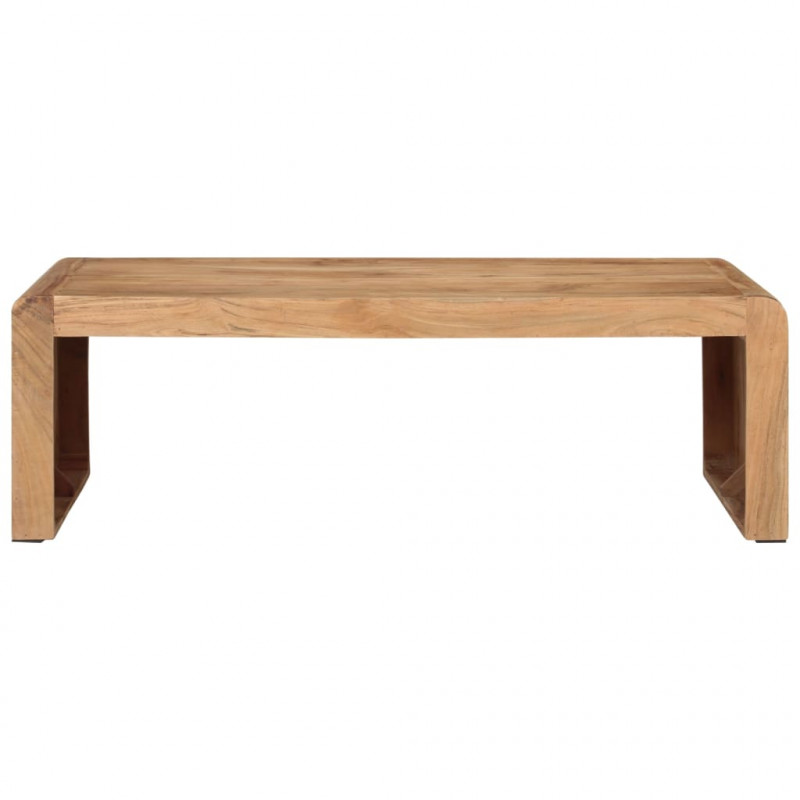 Stolik kawowy, 110x55x35 cm, lite drewno akacjowe