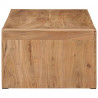 Stolik kawowy, 110x55x35 cm, lite drewno akacjowe