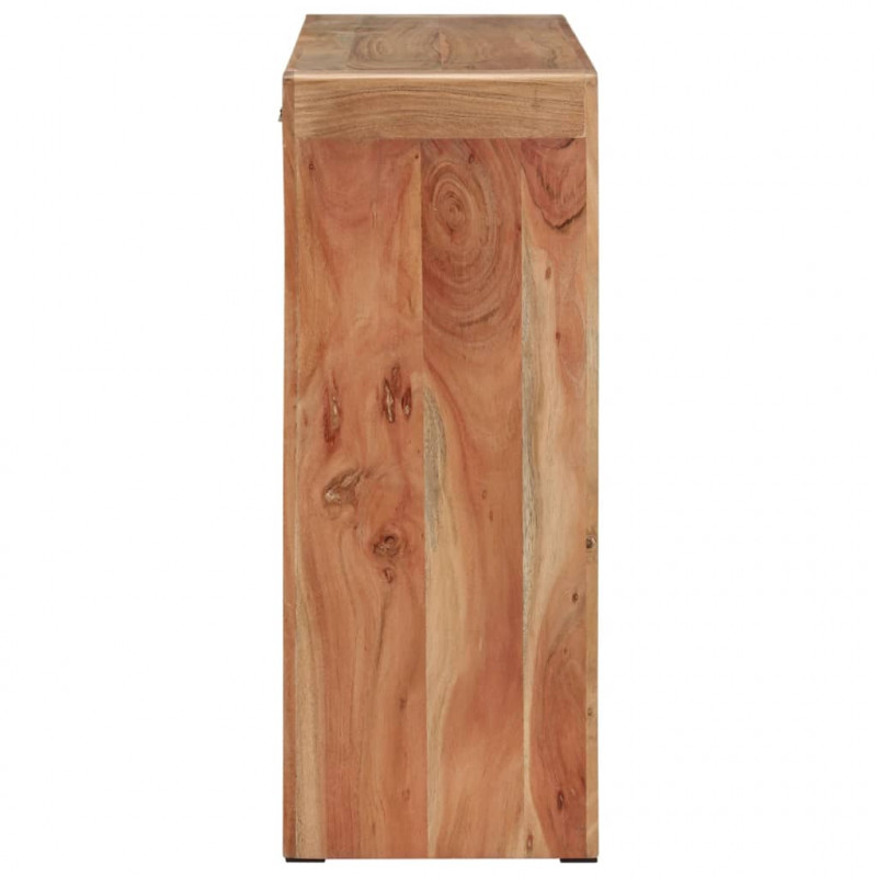 Stolik konsolowy, 110x30x76 cm, lite drewno akacjowe