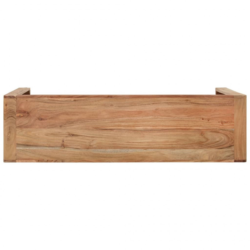 Stolik konsolowy, 110x30x76 cm, lite drewno akacjowe