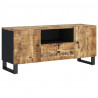 Szafka RTV, 105x33,5x46 cm, mango i materiał drewnopochodny