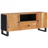 Szafka RTV, 105x33,5x46 cm, akacja i materiał drewnopochodny