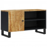 Szafka RTV, 80x33x46 cm, mango i materiał drewnopochodny