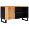 Szafka RTV, 80x33x46 cm, akacja i materiał drewnopochodny