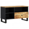 Szafka RTV, 80x33x46 cm, mango i materiał drewnopochodny