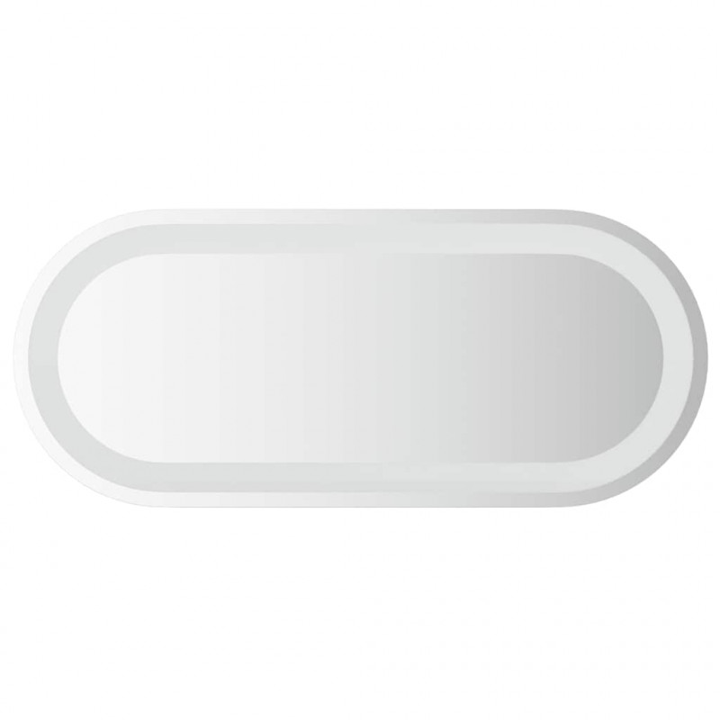 Lustro łazienkowe z LED, 70x30 cm, owalne
