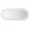 Lustro łazienkowe z LED, 70x30 cm, owalne