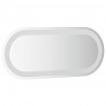 Lustro łazienkowe z LED, 70x30 cm, owalne