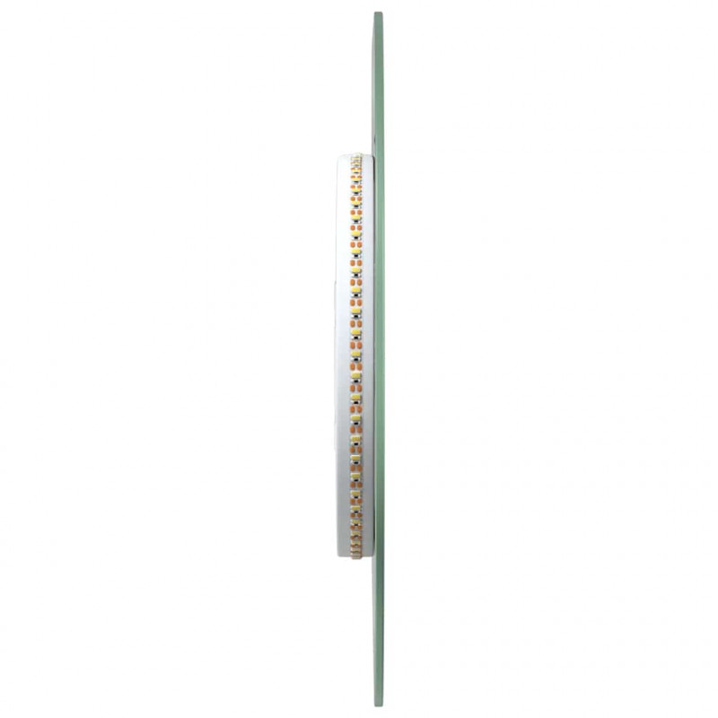 Lustro łazienkowe z LED, 70x30 cm, owalne