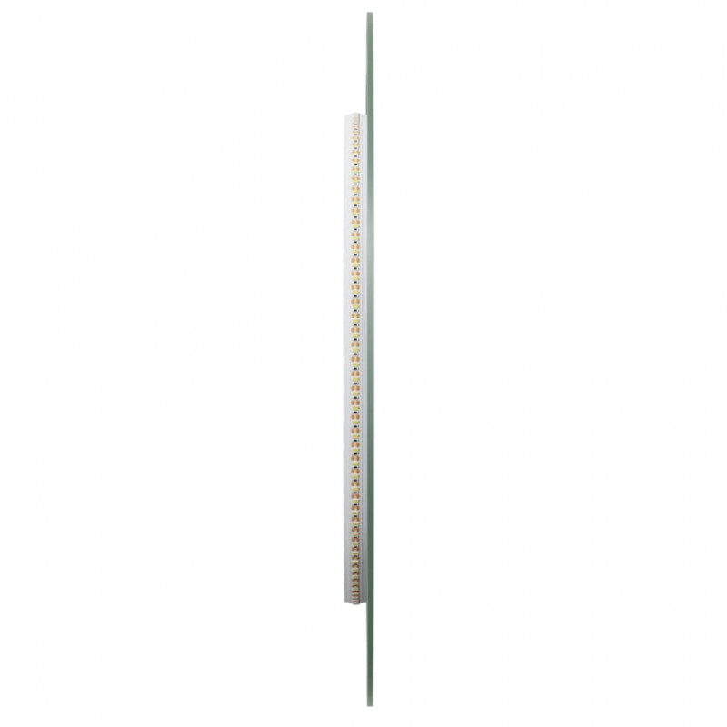 Lustro łazienkowe z LED, 100x45 cm, owalne