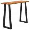 Stolik konsolowy, 110x35x80 cm, lite drewno akacjowe