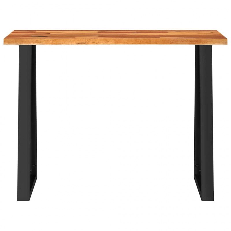 Stolik konsolowy, 110x35x80 cm, lite drewno akacjowe