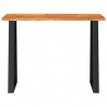 Stolik konsolowy, 110x35x80 cm, lite drewno akacjowe